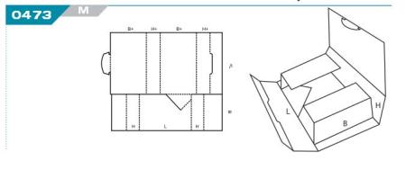Fefco 0473-rakenne. Fefco-rakenteita on sen verran runsaasti, että aina blogisti ei löydä etsimäänsä. Lähde:www.fefco.org