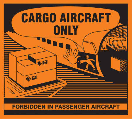 Cargo Aircraft Only-lappuja kuluu jatkossa enemmän. IATA näitä myy, jos ei keksi muualta ostaa. Kuvan lainasin myös IATAlta.